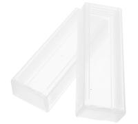 HEATSHAKING Fournitures De Laboratoire Support Plastique Pour Lames De Microscope Boîte Transparente Organisateur Pour Lame De Stockage Pour Laboratoire Et Recherche