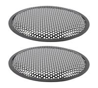 HEATSHAKING Grille de Haut-Parleur 8 Pouces Lot de 2, Filet Métallique Solide, Accessoire Caisson de Basses, Protection Extérieure pour Enceintes Voiture et Usage Intérieur Style Aléatoire