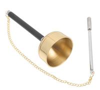 HEATSHAKING Instrument de Musique à Main en Laiton Doré pour Temples Bouddhistes, Finition Polie Fine, Son Clair et Agréable, pour Rituels et Contemplation