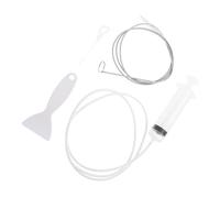 HEATSHAKING Kit de Drainage pour Réfrigérateur 5 Pièces en Acier Inoxydable 1,55 Mètre Outil de Vidange Évacuation Frigo Nettoyeur Canalisation Déboucheur pour Entretien Domestique