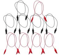 HEATSHAKING Lot de 10 Fils Isolés en Cuivre Flexibles et Résistants pour Laboratoire de Physique et Démonstration, Câble Électrique Gaine Pvc pour Connexion Fiable