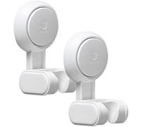 HEATSHAKING Lot de 2 Supports à Ventouse pour Pommeau, Support Réglable sans Perçage, Compatible Douchette Salle de Bain, Fixation Forte sur Murs Lisses, Installation Facile et Réutilisable