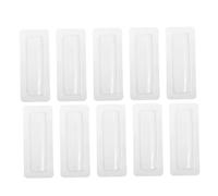 HEATSHAKING Lot De 25 Pochettes En Plastique Transparentes Pour Baume à Porte-cartes Organiseur De Cartes D'argenté Shopping Voyages Fenêtre Transparente