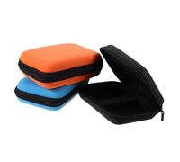HEATSHAKING Lot de 3 Étuis de Rangement pour Disque Dur 2,5 Pouces en Eva Étanche et Antichoc pour Chargeurs et Câbles de Données Portables