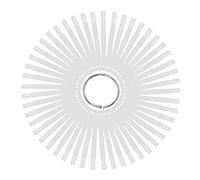 HEATSHAKING Lot De 50 Faux Ongles En Bâtonnets Transparents Taille Standard Panneaux D'affichage Pour Nail Art Modèles De Pratique Pour Professionnels Et Débutants Anneau Métallique