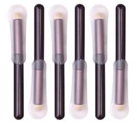 HEATSHAKING Lot de 6 Éponges à Maquillage Visage 6 Pièces Taille Moyenne Applicateur Fond de Teint Multi-usages pour Maquillage Sec et Humide Usage Quotidien Cosmétiques
