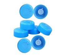 HEATSHAKING Lot de 8 Bouchons de Rechange en Abs pour Bouteille D'eau, Couvercles Étanches Anti-déversement, Faciles à Utiliser, Adaptés pour Distributeur D'eau Bureau la Maison