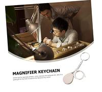 HEATSHAKING Loupe Pliable Portable avec Porte Clés Mini Loupe de Poche pour Bijoux Timbres et Verre Optique HD Exploration Garçon Fille