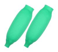 HEATSHAKING Manchons de Travail Fermeture Élastique, Protection Résistante à L'huile en Latex Vert Imperméables et Lavables pour Femmes, Tâches Ménagères et Industrielles