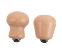 HEATSHAKING Masseur Facial En Bois Lot De 2 Rouleaux Compacts Outil De Massage Manuel Visage Corps Détente Soins Peau Portatif Ergonomique