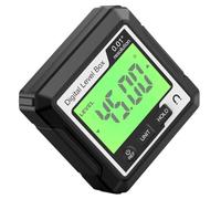 HEATSHAKING Mesureur D'angle Numérique Portable Affichage Clair, Mesure Rapide et Précise, Fabriqué en Abs Composants Électroniques, pour Travaux Industriels Menuiserie