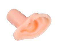HEATSHAKING Modèle d'Oreille en Silicone 1 Pièce Pratique pour Formation Acupuncture Affichage Accessoires Souple