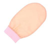 HEATSHAKING Moufles Exfoliant Lavage Corps en Tissu Imitation Soie Rose, Doux Bain Bain, Élimine les Peaux Mortes Chez les Femmes