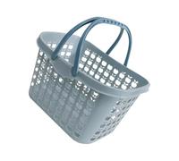 HEATSHAKING Panier de Supermarché Bleu en Plastique pour Fruits et Snacks