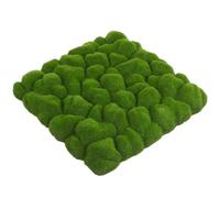 HEATSHAKING Panneau de Mousse Artificielle Décorative Vert en Flocage Forte Durabilité et Utilisation Pratique pour Décoration Intérieure et Maison