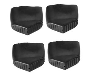 HEATSHAKING Patins Noir Protection en de Caoutchouc Professionnelle des Antidérapants et Lot 4, Design Pratique et Esthétique pour Échelle Pieds Sols pour Escalier