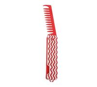 HEATSHAKING Peigne De Voyage Pliable Et Portable : Peigne De Poche À Dents Larges Pour Donner Du Volume Aux Racines Des Cheveux, Design Antistatique Pour Des Cheveux Lisses Et Lisses, Rouge