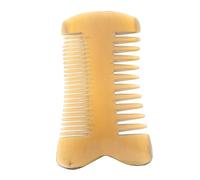 HEATSHAKING Peigne Double Face Corne Pour Cheveux Dents Larges Et Fines Pour Démêler Et Masser Usage Familial Et Bureau