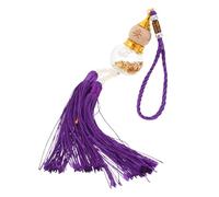 HEATSHAKING Pendentif De Rétroviseur Forme De Gourde Avec Double Frange Accessoire Décoratif Pour Voiture Parfum Intégré Pour Ambiance Agréable Charme Chinois Pour Intérieur De Véhicule