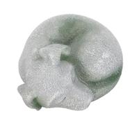 HEATSHAKING Pet Dog Urn for Ashes in Resin with Antitilt Base Sleeping Puppy Memorial Keepsake Box for Loss of Pet Sympathy and Long-Term Home Display
