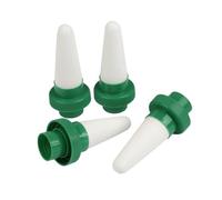 HEATSHAKING Picots D'arrosage Automatiques pour Jardin Anti-Rouille Kit de 4 en Plastique Vert Système D'irrigation Goutte à Goutte pour Plantes D'intérieur et Extérieur