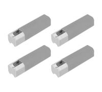 HEATSHAKING Poignée à Corde en Plastique pour Stores Verticaux, Poids de Chaîne Stable, Design Carré Minimaliste, Lot de 4 pour Contrôle Facile des Cordons de Rideaux à Fenêtre