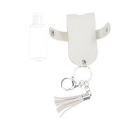 HEATSHAKING Porte-clés Porte-bouteille En Cuir Housse Étanche Et Couvercle, Format 30 Ml, Portable Pour Parfum, Gel Bain, Lotion, Usage Extérieur Et Voyage