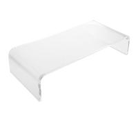 HEATSHAKING Protecteur Clavier en Acrylique Transparent Multifonction Support Rehausseur 45X20X10 CM Étui à Clavier Polyvalent Anti-Chat pour Bureau et Ordinateur Base Informatique Stable