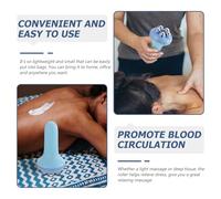 HEATSHAKING Rouleau de Massage Jambes à 5 Billes D’Acier Rouleau de Massage pour Relaxation Musculaire et Stimulation Circulation Sanguine Format Compact Portable pour Sport et Kinésithérapie