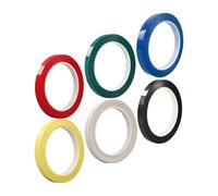 HEATSHAKING Rubans Adhésifs Colorés Guide de Position pour Touche de Violon et Alto, 6pcs en Pvc Améliore le Placement des Doigts pour Débutants et Musiciens