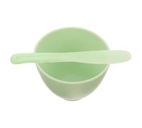 HEATSHAKING Set de Bol à Masque Facial en Silicone avec Bâton de Mélange Portable pour Fabrication de Masques Diy, Accessoire Esthétique Pratique pour Soins Visage