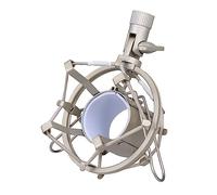 HEATSHAKING Support Antichoc pour Microphone à Condensateur Monture Anti-vibration pour Enregistrement Chant Streaming pour Microphones