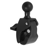 HEATSHAKING Support de Guidon Rotation Flexible pour Installation de Caméra en Plastique Noir et Structure Robuste pour Moto sur Guidon