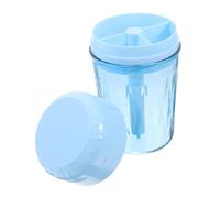 HEATSHAKING Support De Rangement pour Brosse à Dents De Voyage Plateau Inférieur pour Collecter Liquide Coupelle Supérieure pour La Tête De Brosse à Dents Design Moderne pour Salle De