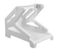 HEATSHAKING Support Externe pour Étiquettes Thermiques de Machine à Code-Barres, Plastique Blanc, Facile à Utiliser, Productivité Améliorée, pour Logistique et Commerce