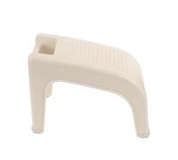 HEATSHAKING Tabouret Antidérapant en Plastique Naturel pour Manucure et Pédicure, Repose-Pieds Stable Petit Format, Support Polyvalent pour Salon de Beauté, Spa, Accessoire Professionnel