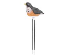 HEATSHAKING Testeur D'humidité Rappel D'arrosage Sol D'oiseau en Résine et Fer Créatif Indicateur Précis D'humidité pour Plantes en Pot Intérieur