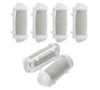 HEATSHAKING Têtes de Rechange pour Élimination des Callosités pour Râpe Électrique 6pcs à Pied en Plastique, Kit de Soin des Pieds et Peau Morte