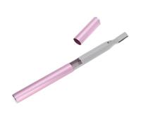 HEATSHAKING Tondeuse à Sourcils Électrique Portable Mini Épilateur Facial avec Lame Rasoir et Peigne Ajustable Rasoir Corps et Précis pour Visage et Cou Rose