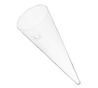 HEATSHAKING Vase Mural en Verre Transparent Forme Cône Grand Modèle Jardinière Murale Hydroponique Décoration Intérieure pour Fleurs Fraîches Ou Artificielles