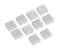 Heatsink, Chip Heat Sink, Adhesive Aluminum Chip Heat Sinks Fast Heat Dissipation for 3D Printer A4988 (10 Pack)