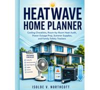 Heatwave Home Planner: Cooling Checklists, Room-by-Room Heat Audit, Power Outage Prep, Summer Supplies, and Family Safety Trackers