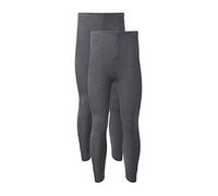 Heatwave®, pantalon thermique long pour homme, couche de base, chaud, pack de 2, S, M, L, XL, XXL., anthracite, XL