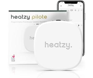 HEATZY - Objet Connecté - Programmateur/Thermostat Connecté et Intelligent Filaire - Pour choisir à distance le mode de chauffe de vos radiateurs