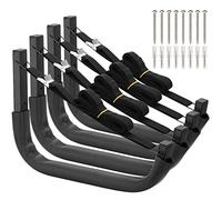 Heavdace Porte-kayak, fixation murale pour garage et canoës pour kayak ou paddleboard, crochets résistants (38 cm x 26,7 cm)