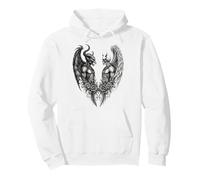 Heaven and Hell Demon Angel Skull Gothic Tattoo Sweat à Capuche