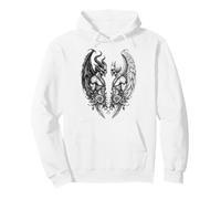 Heaven and Hell Demon Angel Skull Gothic Tattoo Sweat à Capuche