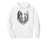 Heaven and Hell Demon Angel Skull Gothic Tattoo Sweat à Capuche