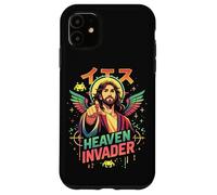 Heaven Invader Jesus, Jeu d'arcade rétro, Anime Christian 8 Bits Coque pour iPhone 11