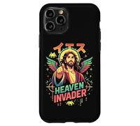 Heaven Invader Jesus, Jeu d'arcade rétro, Anime Christian 8 Bits Coque pour iPhone 11 Pro